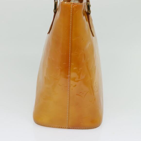 LOUIS VUITTON Monogram Vernis Houston Hand Bag Beige M91004 - Picture 5 of 12